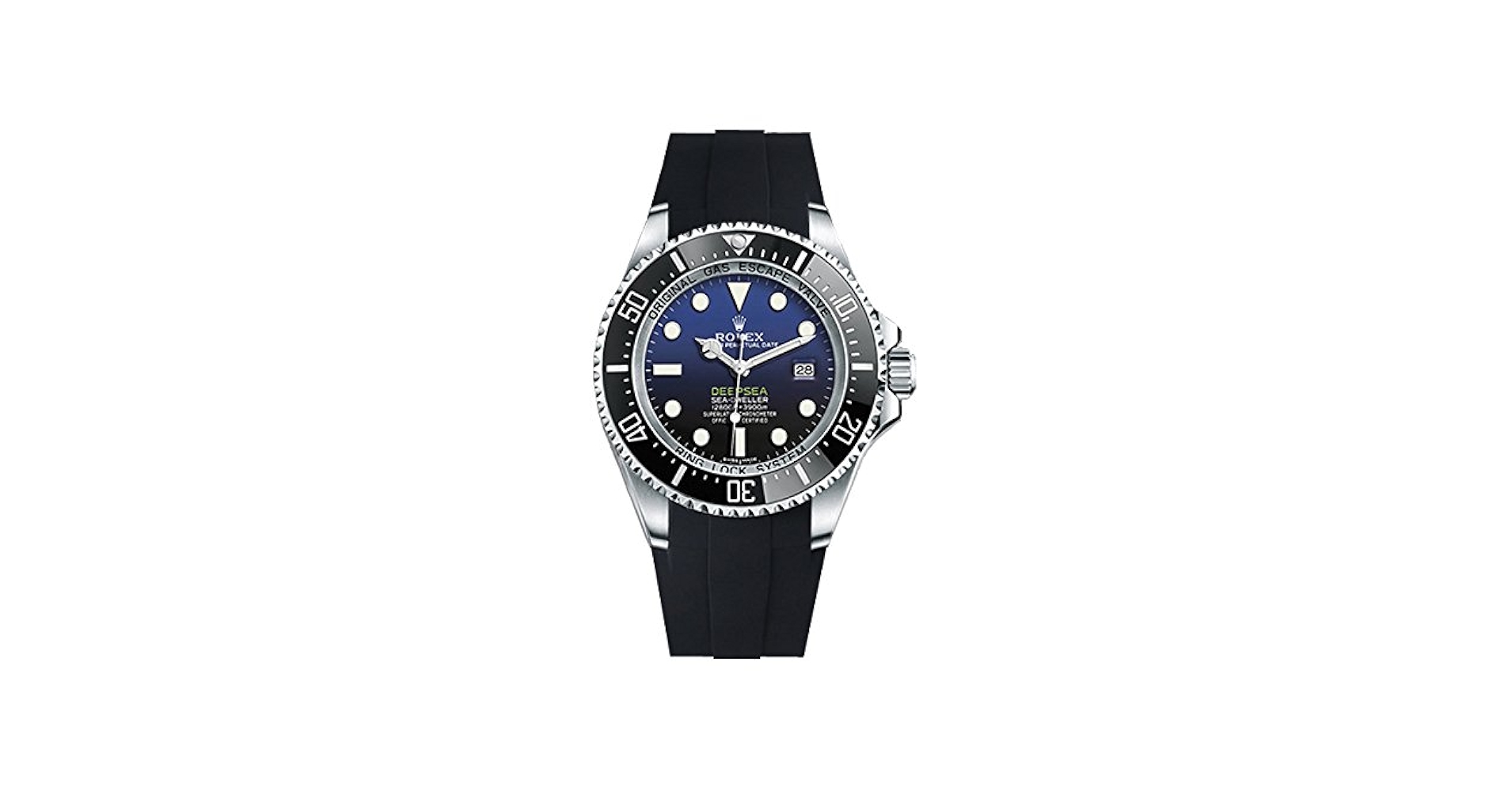 Amazon.co.jp: ラバーB【RUBBERB】ROLEX ディープシー（Ref